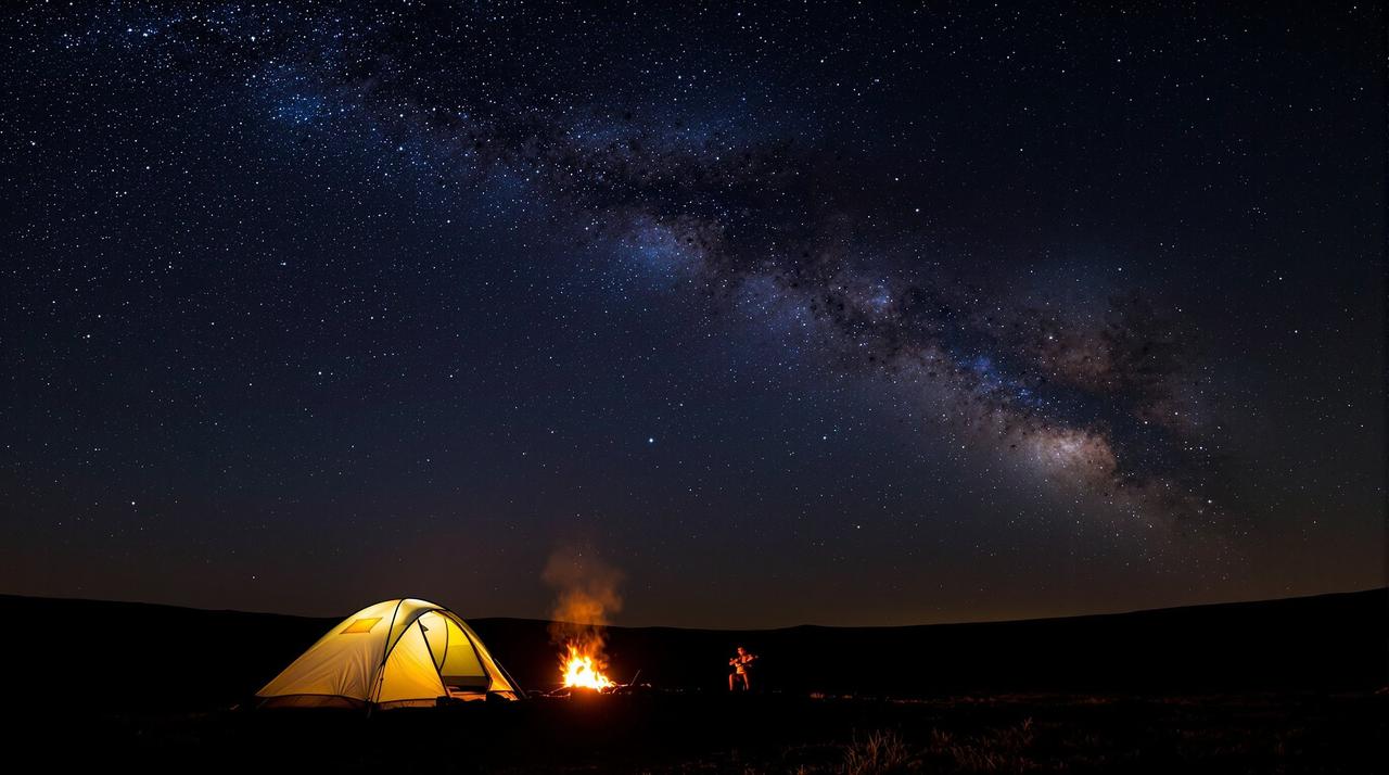 蜜芽视频-用户投稿：户外露营星空延时摄影